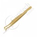 Gold titanium tweezers
