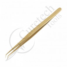 Gold titanium tweezers