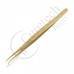 Gold titanium tweezers