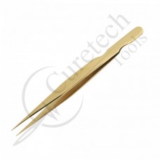 Gold titanium tweezers