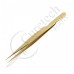Gold titanium tweezers