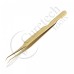 Gold titanium tweezers
