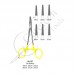 Needle holders with Tungsten Carbide Inserts