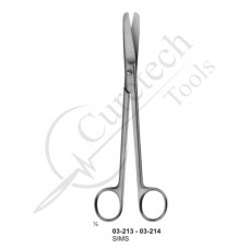 Scissors for deep operation and for Gynaecology