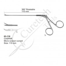 Micro Scissors (Spring Type )with Flat Handles