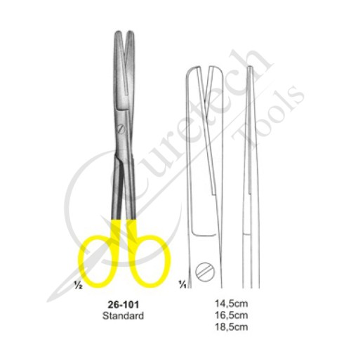 Scissors with Tungsten Carbide Inserts