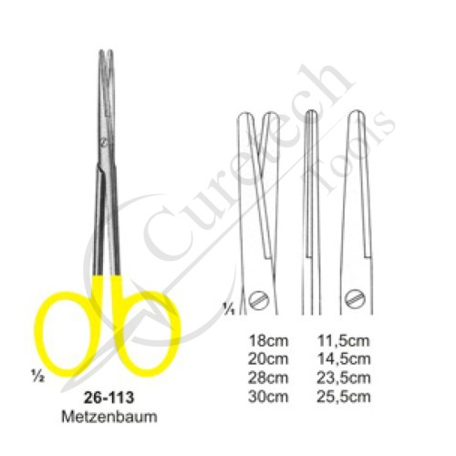 Scissors with Tungsten Carbide Inserts