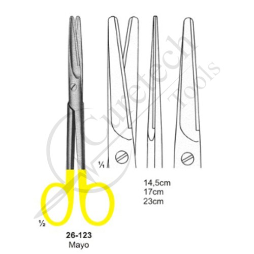 Scissors with Tungsten Carbide Inserts